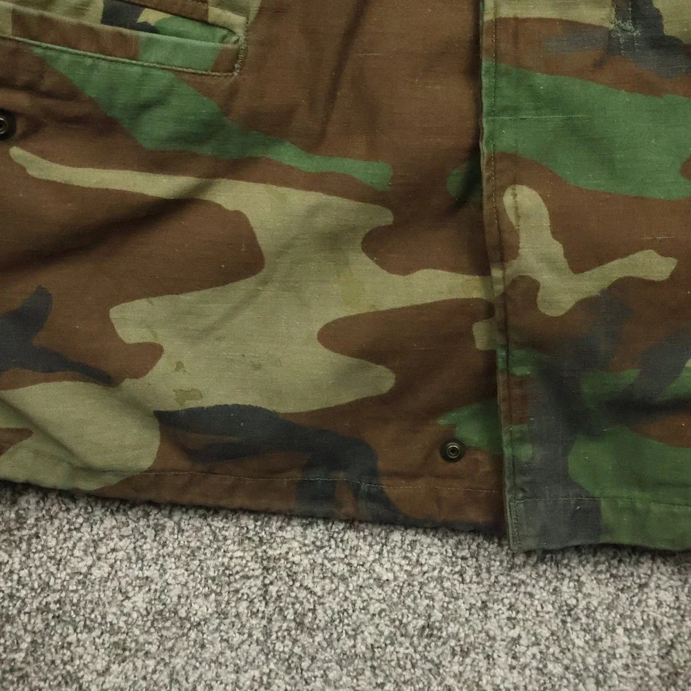Military Field Jacket Mens S Long Camo Army Style Tactical Coat Camouflage
